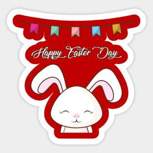 easter bunny rabbit Sticker